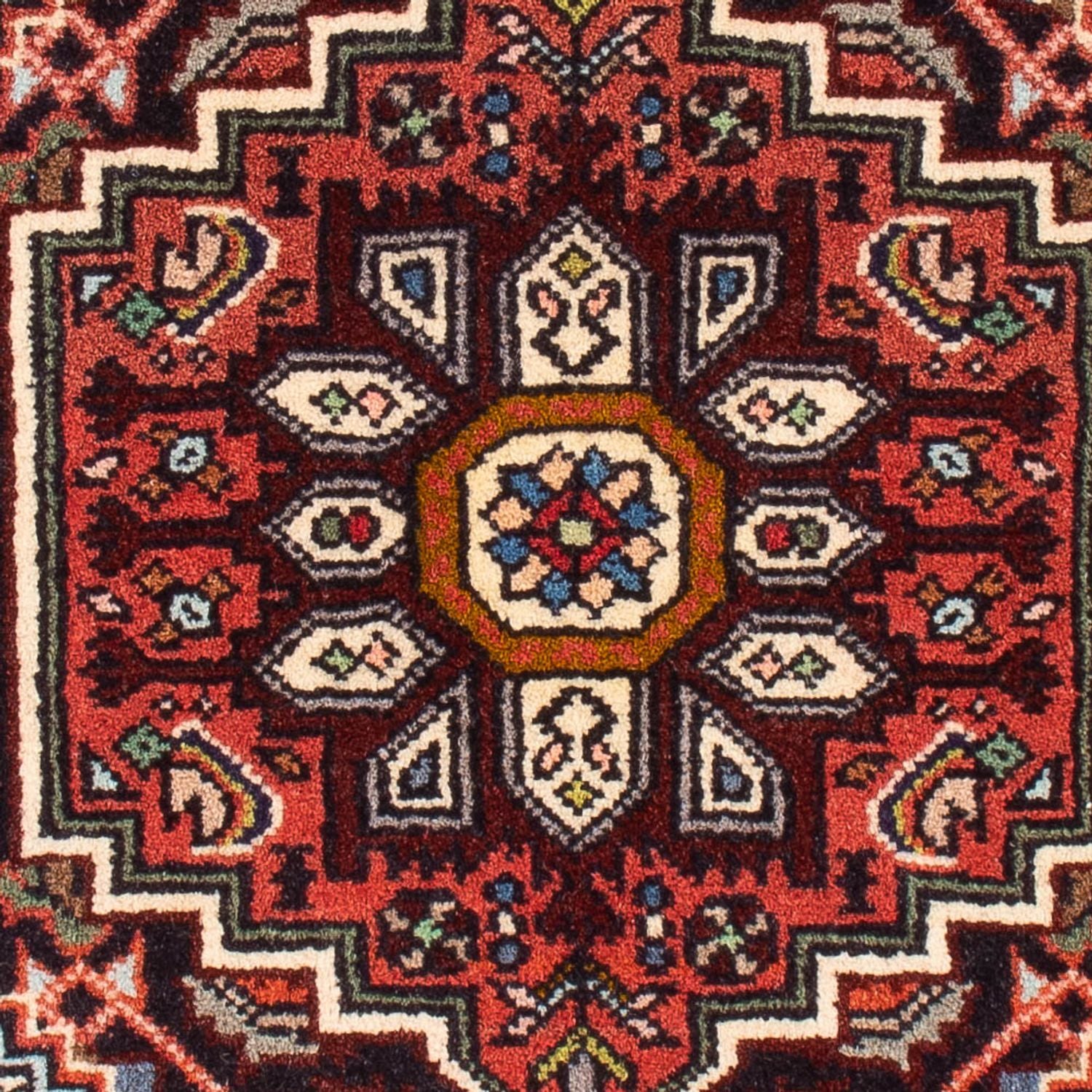Persisk tæppe - Nomadisk - 60 x 40 cm - creme