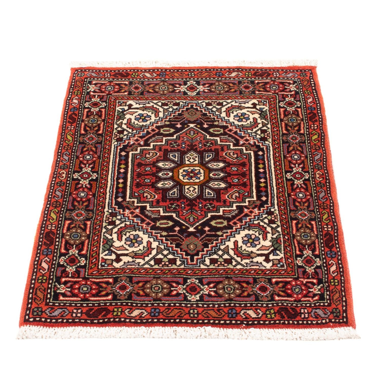 Persisk tæppe - Nomadisk - 60 x 40 cm - creme