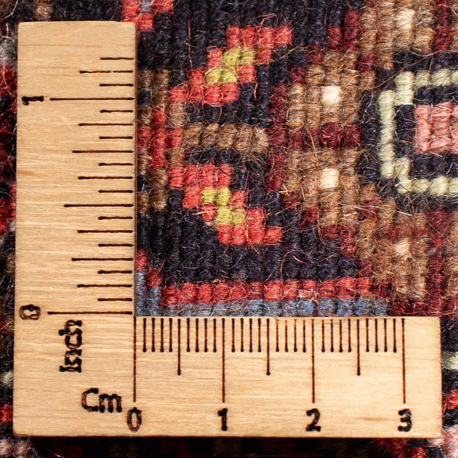 Persisk tæppe - Nomadisk - 60 x 40 cm - creme