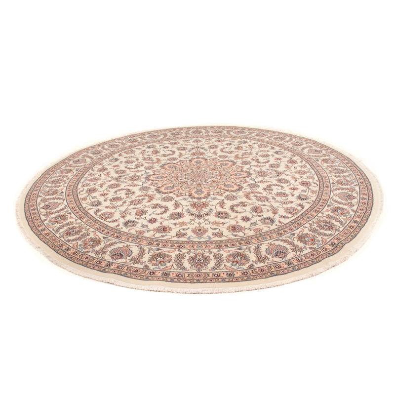 Persisk tæppe - Tabriz - Royal rundt  - 250 x 250 cm - creme