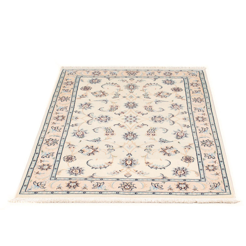 Persisk tæppe - Nain - Premium - 126 x 80 cm - creme