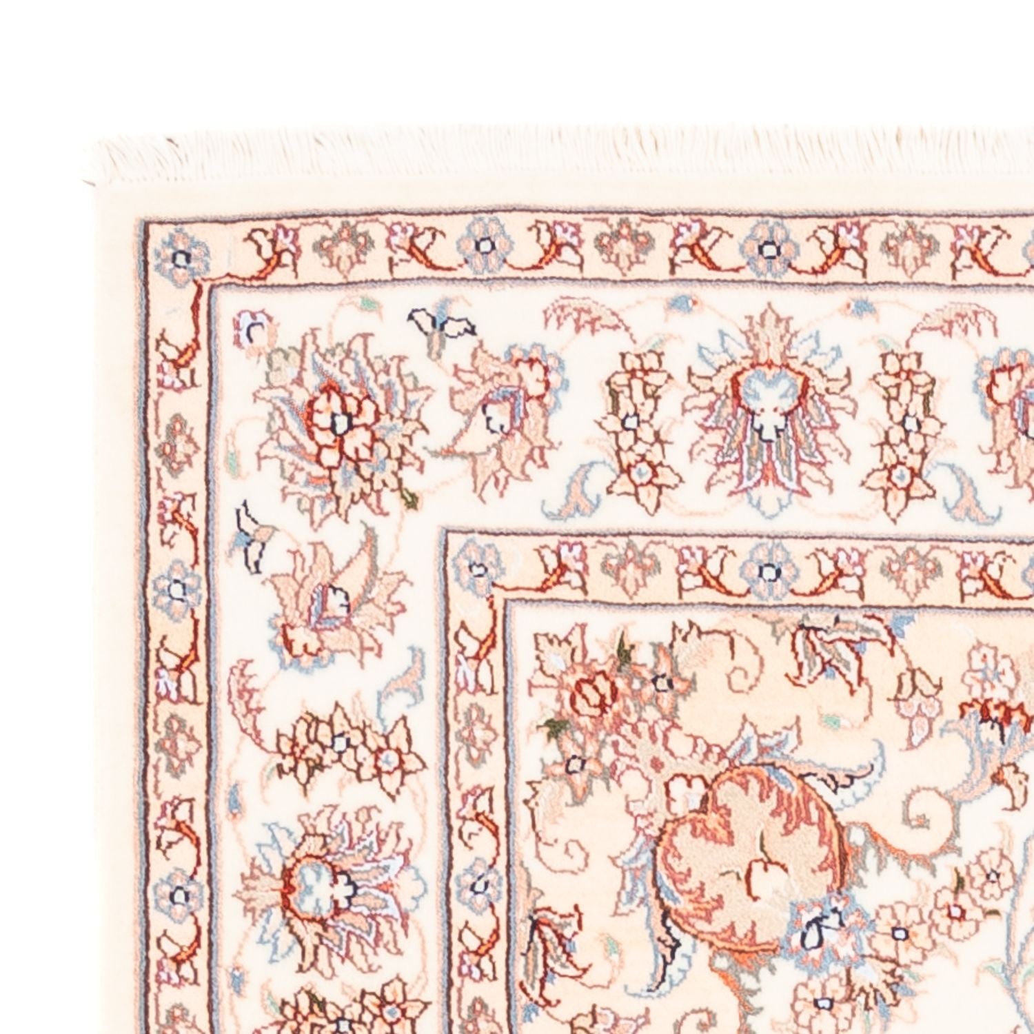 Persisk tæppe - Tabriz - 176 x 118 cm - creme