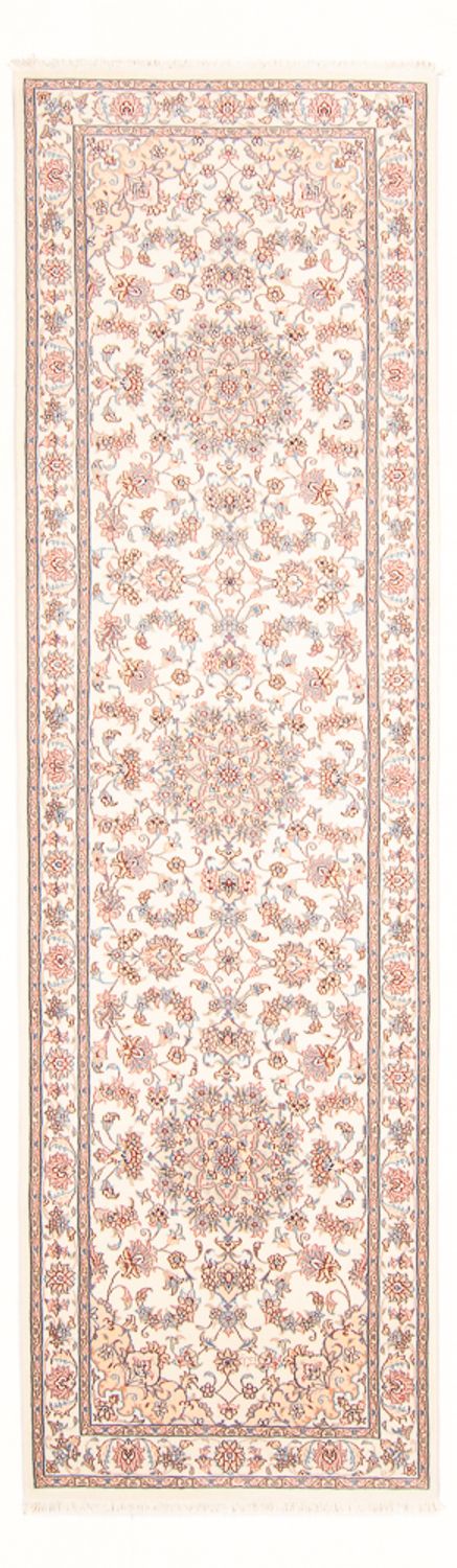 Løber Persisk tæppe - Tabriz - Royal - 298 x 87 cm - creme