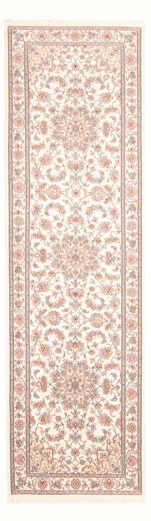 Løber Persisk tæppe - Tabriz - Royal - 298 x 87 cm - creme