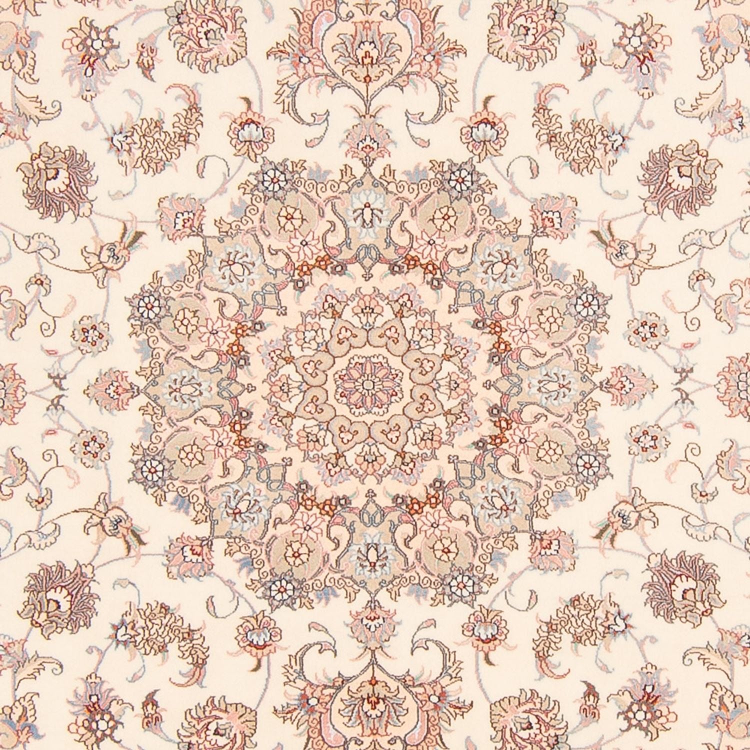 Persisk tæppe - Tabriz - Royal - 248 x 198 cm - creme