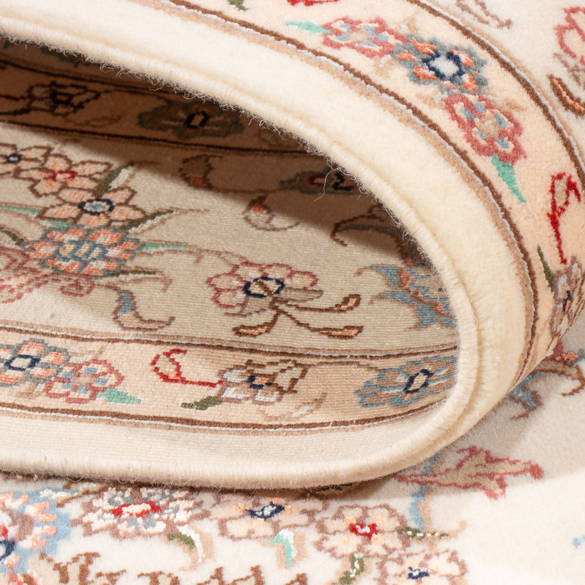 Persisk tæppe - Tabriz - Royal - 197 x 150 cm - creme