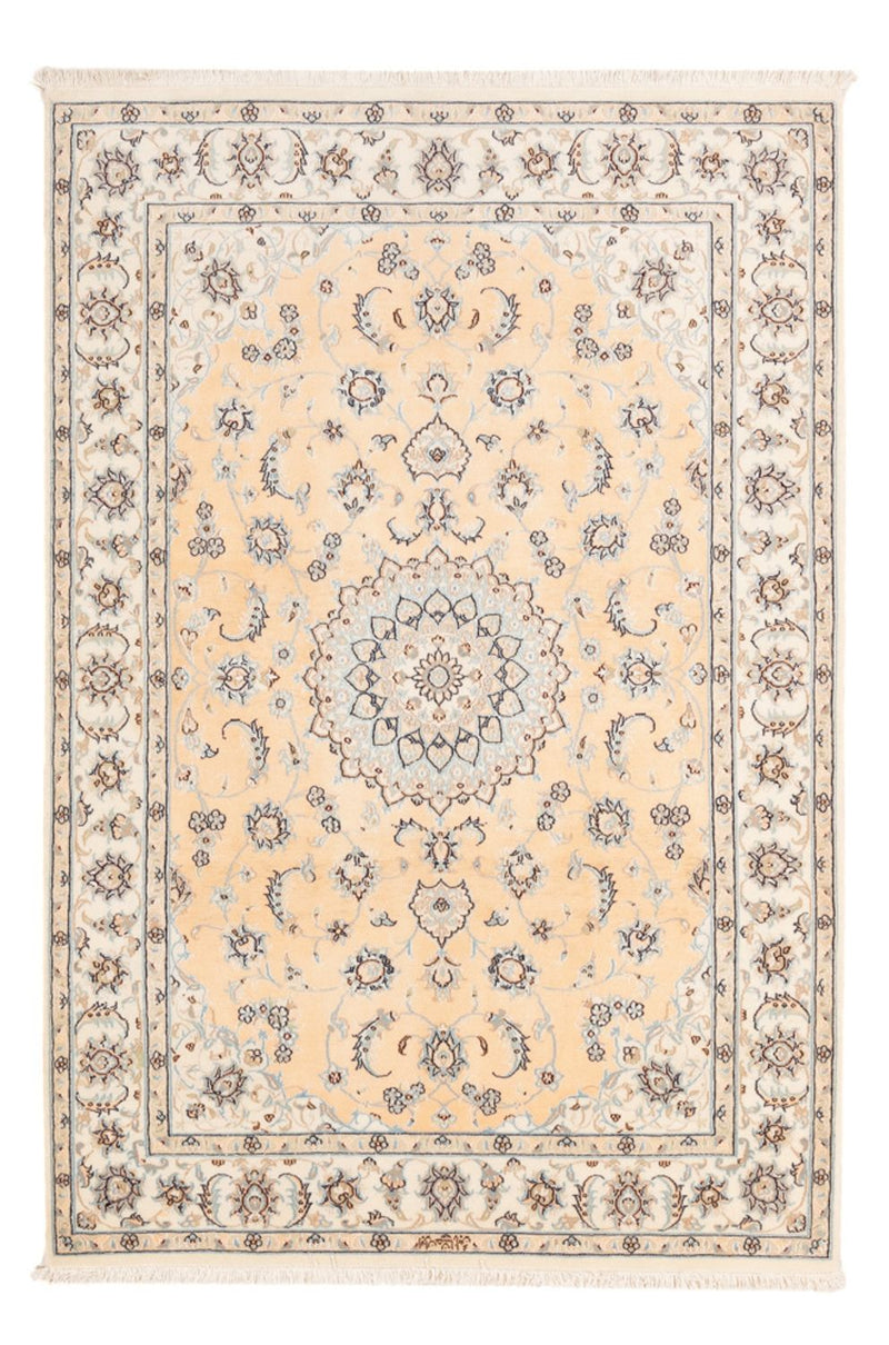 Persisk tæppe - Nain - Premium - 180 x 118 cm - lys beige