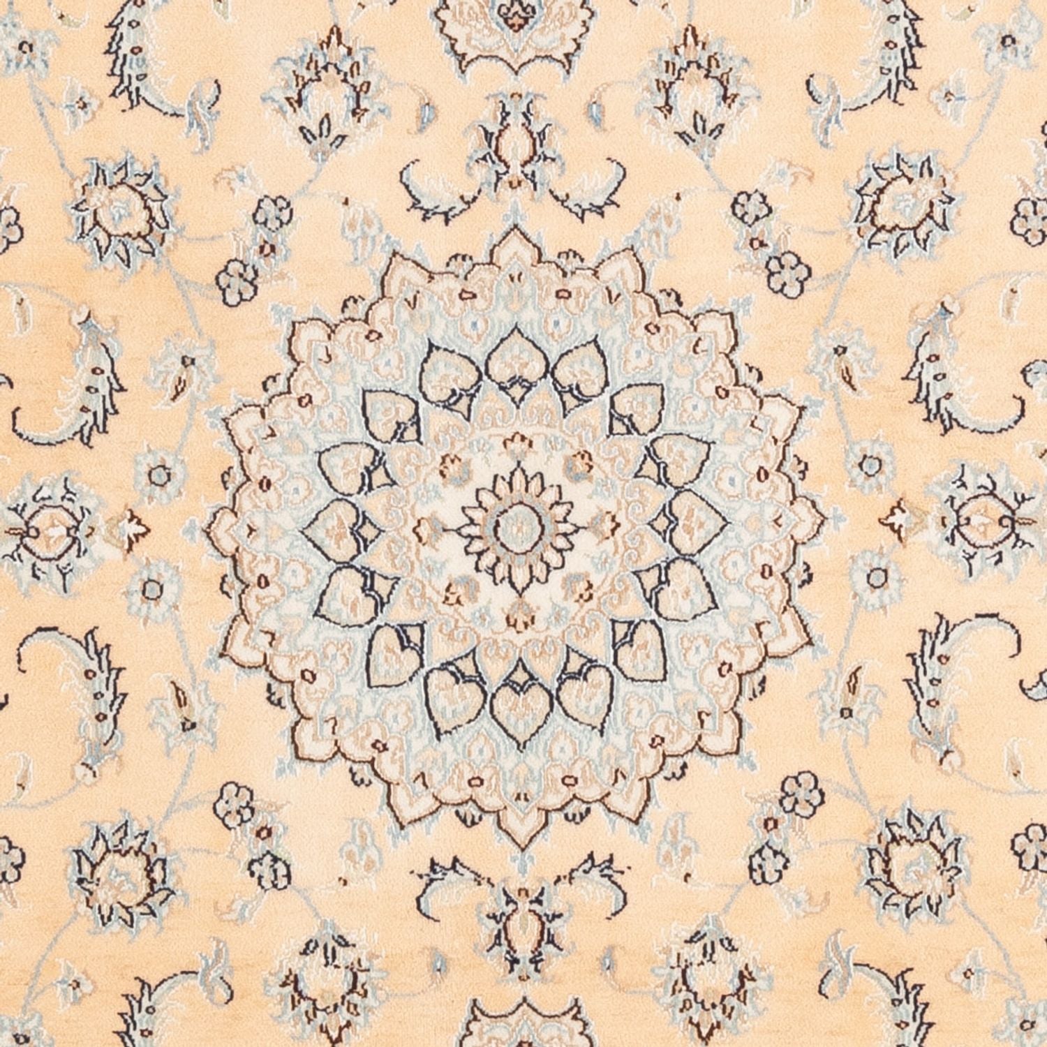 Persisk tæppe - Nain - Premium - 180 x 118 cm - lys beige