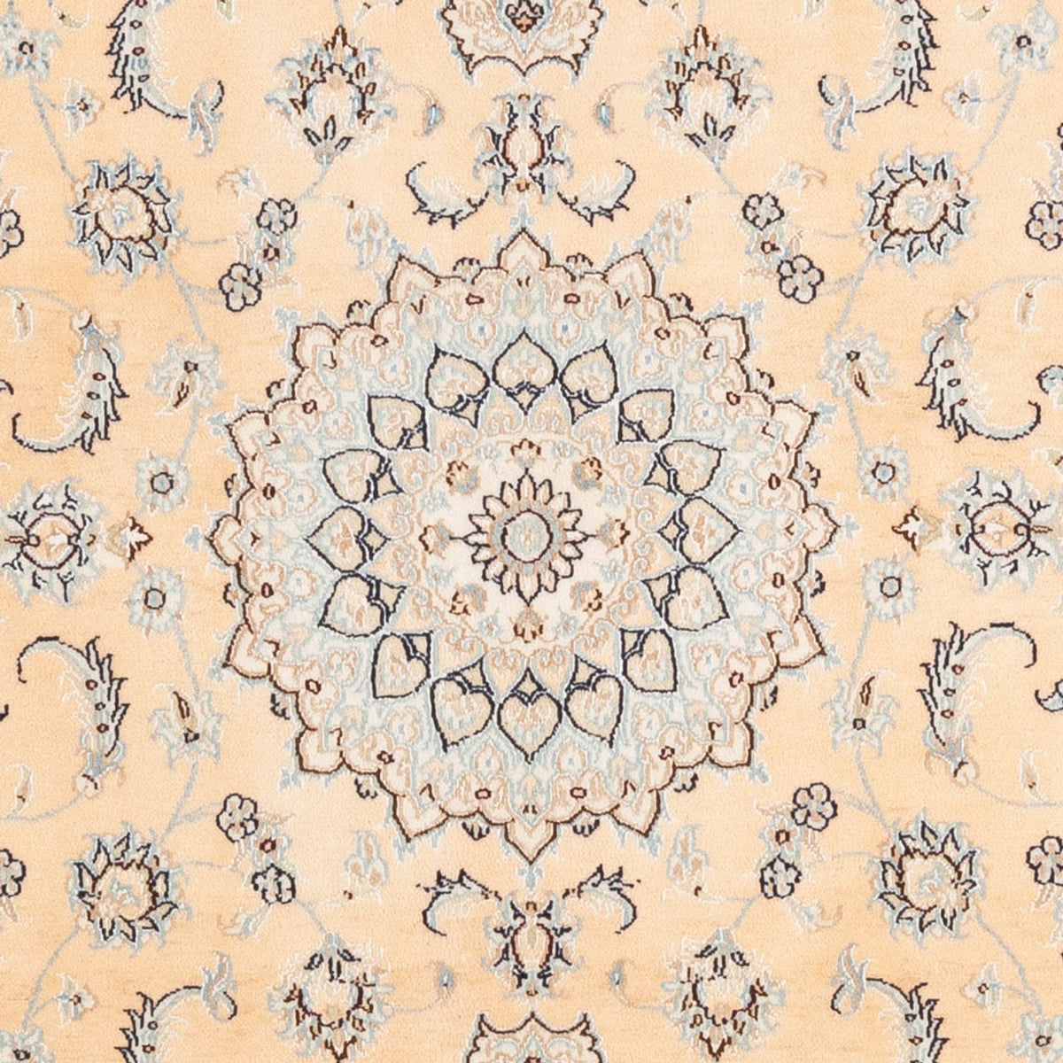 Persisk tæppe - Nain - Premium - 180 x 118 cm - lys beige