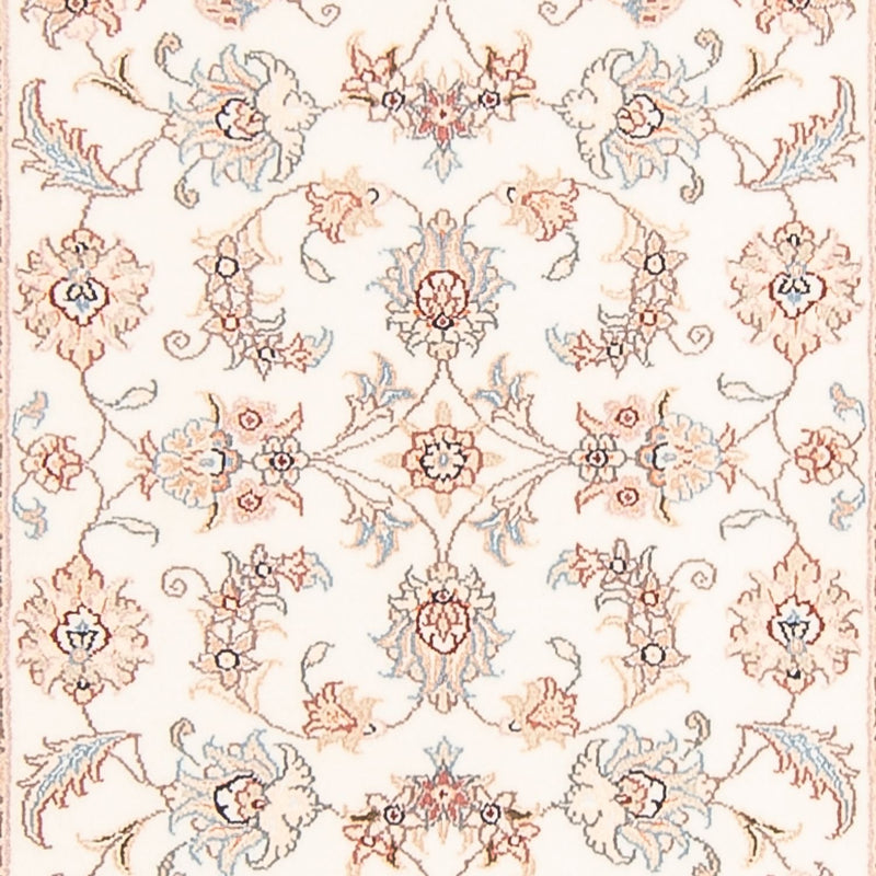 Løber Persisk tæppe - Tabriz - Royal - 292 x 82 cm - creme