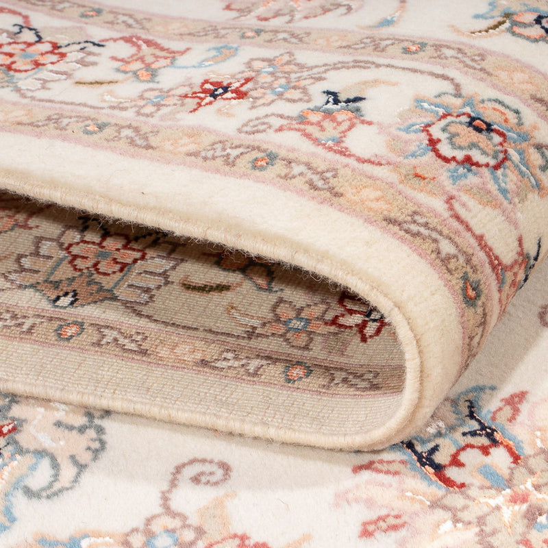 Løber Persisk tæppe - Tabriz - Royal - 292 x 82 cm - creme