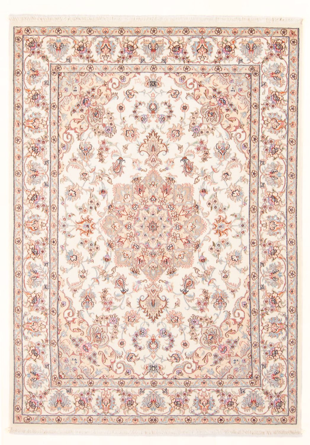Persisk tæppe - Tabriz - Royal - 204 x 147 cm - creme