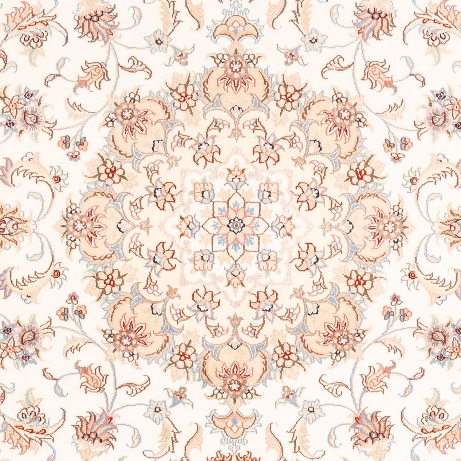 Persisk tæppe - Tabriz - 203 x 150 cm - creme