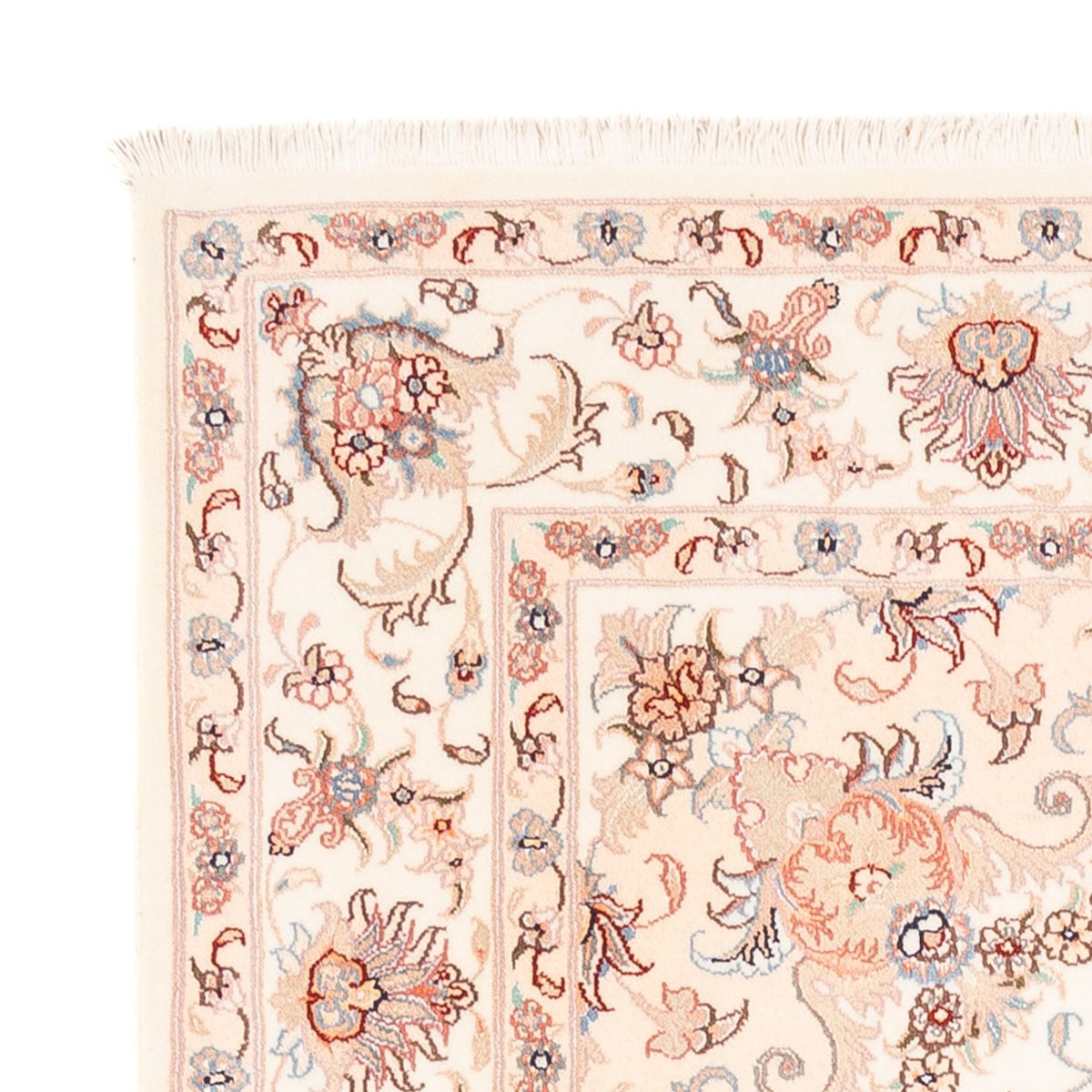 Persisk tæppe - Tabriz - 203 x 150 cm - creme