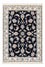 Persisk tæppe - Nain - Premium - 120 x 80 cm - mørkeblå