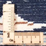 Persisk tæppe - Nain - Premium - 120 x 80 cm - mørkeblå