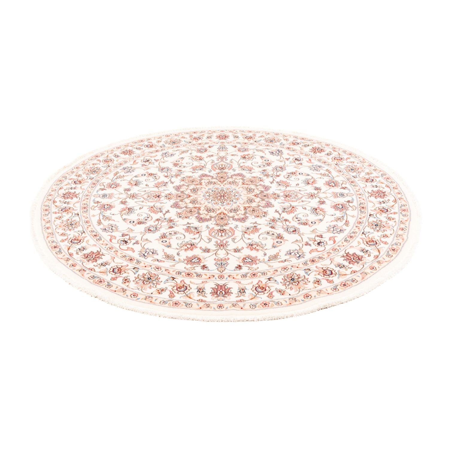 Persisk tæppe - Tabriz rundt  - 157 x 151 cm - creme