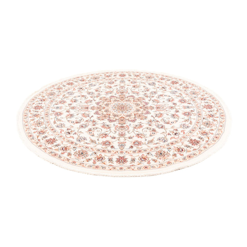 Persisk tæppe - Tabriz rundt  - 157 x 151 cm - creme