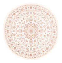 Persisk tæppe - Tabriz rundt  - 154 x 147 cm - creme