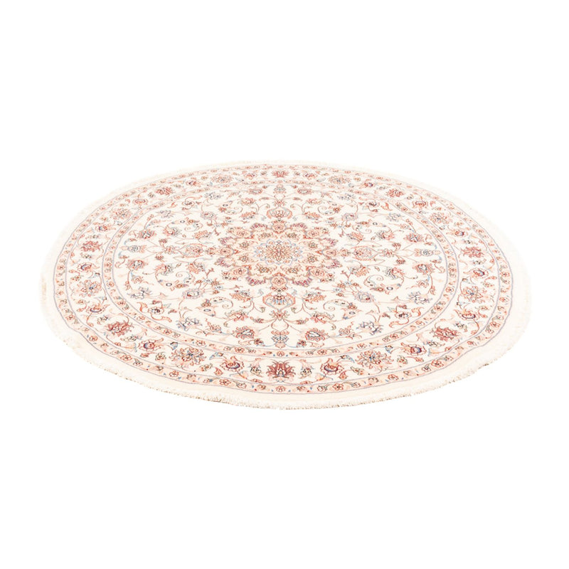 Persisk tæppe - Tabriz rundt  - 154 x 147 cm - creme