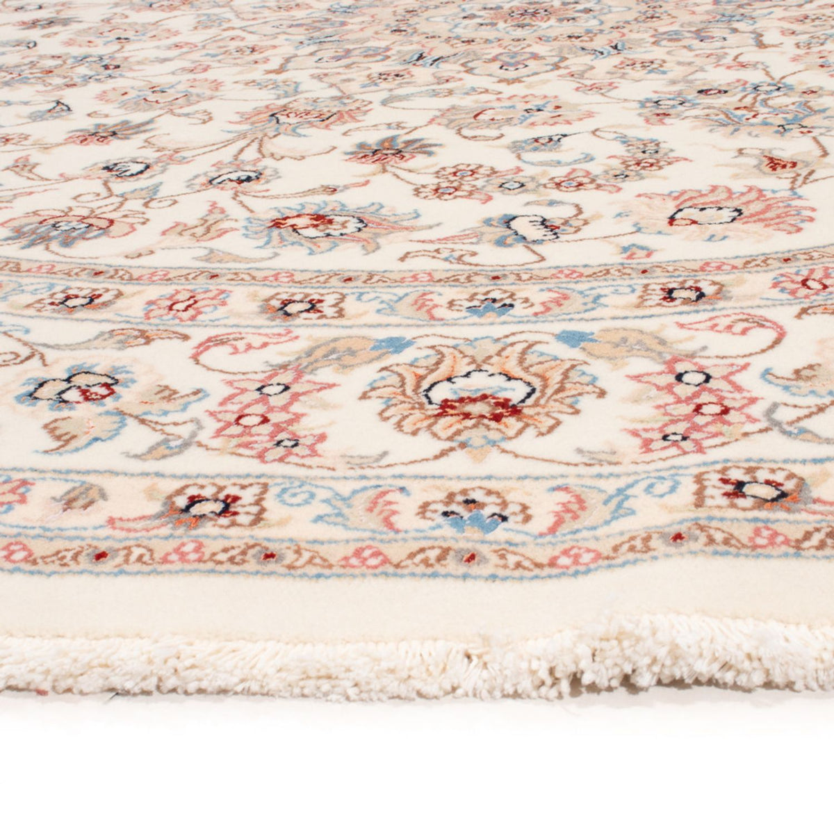 Persisk tæppe - Tabriz - Royal rundt  - 197 x 194 cm - creme