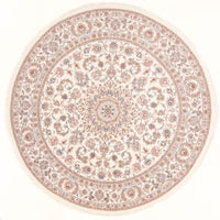 Persisk tæppe - Tabriz - Royal rundt  - 202 x 196 cm - creme