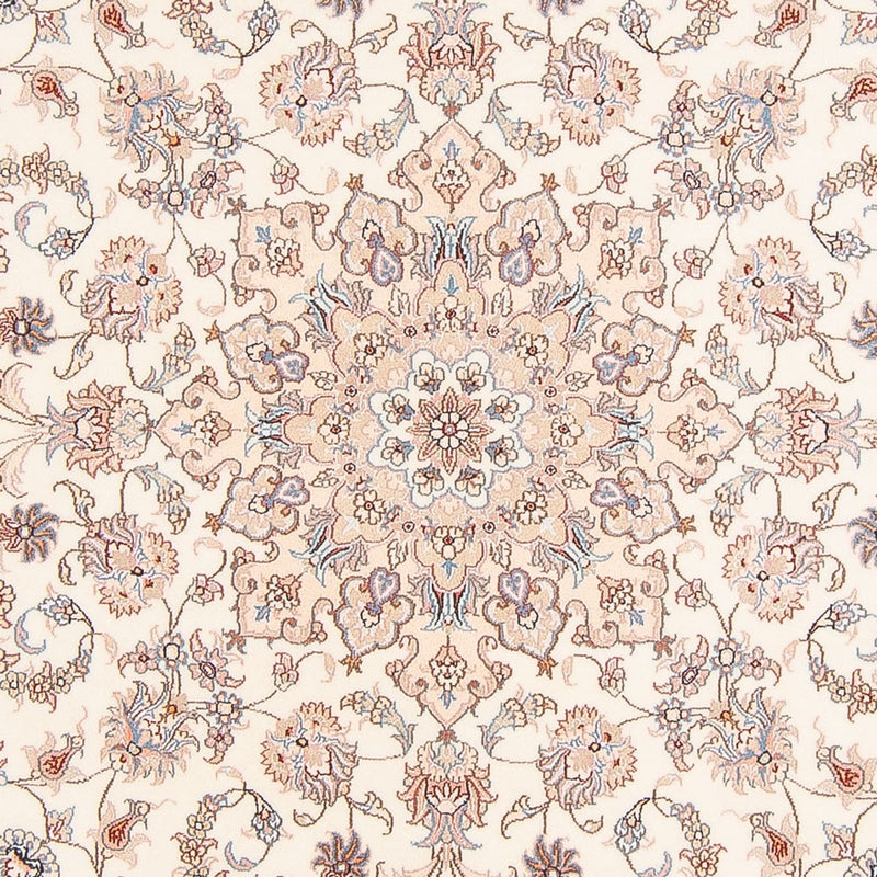Persisk tæppe - Tabriz - Royal rundt  - 202 x 196 cm - creme