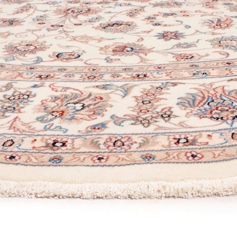 Persisk tæppe - Tabriz - Royal rundt  - 250 x 250 cm - creme