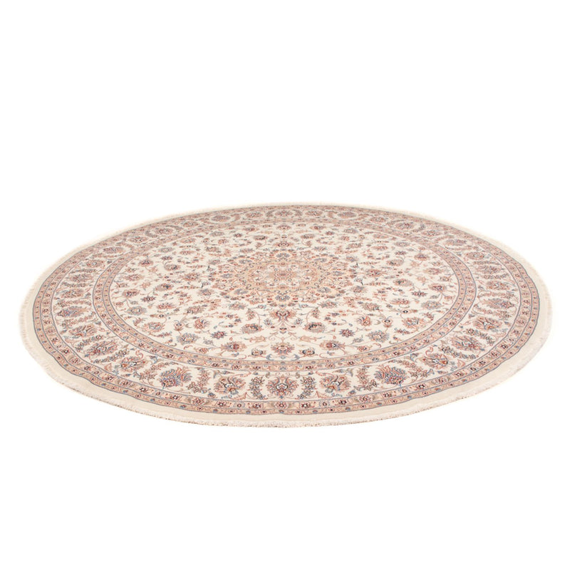 Persisk tæppe - Tabriz - Royal rundt  - 250 x 250 cm - creme