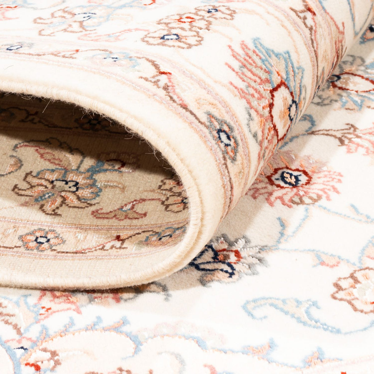 Persisk tæppe - Tabriz - 176 x 122 cm - creme