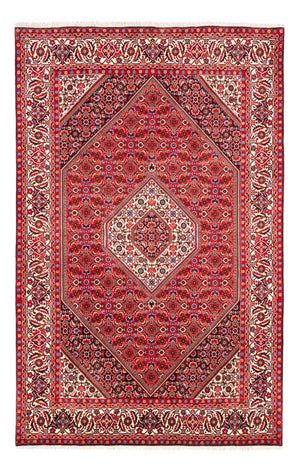 Persisk tæppe - Bijar - 253 x 170 cm - rød