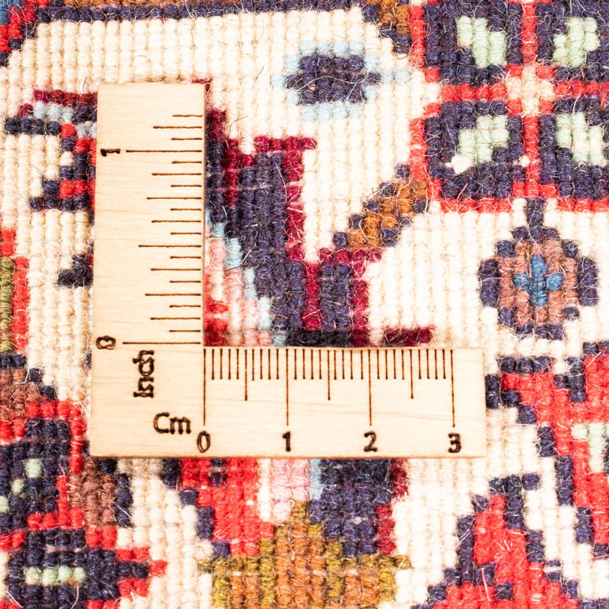 Persisk tæppe - Bijar - 253 x 170 cm - rød