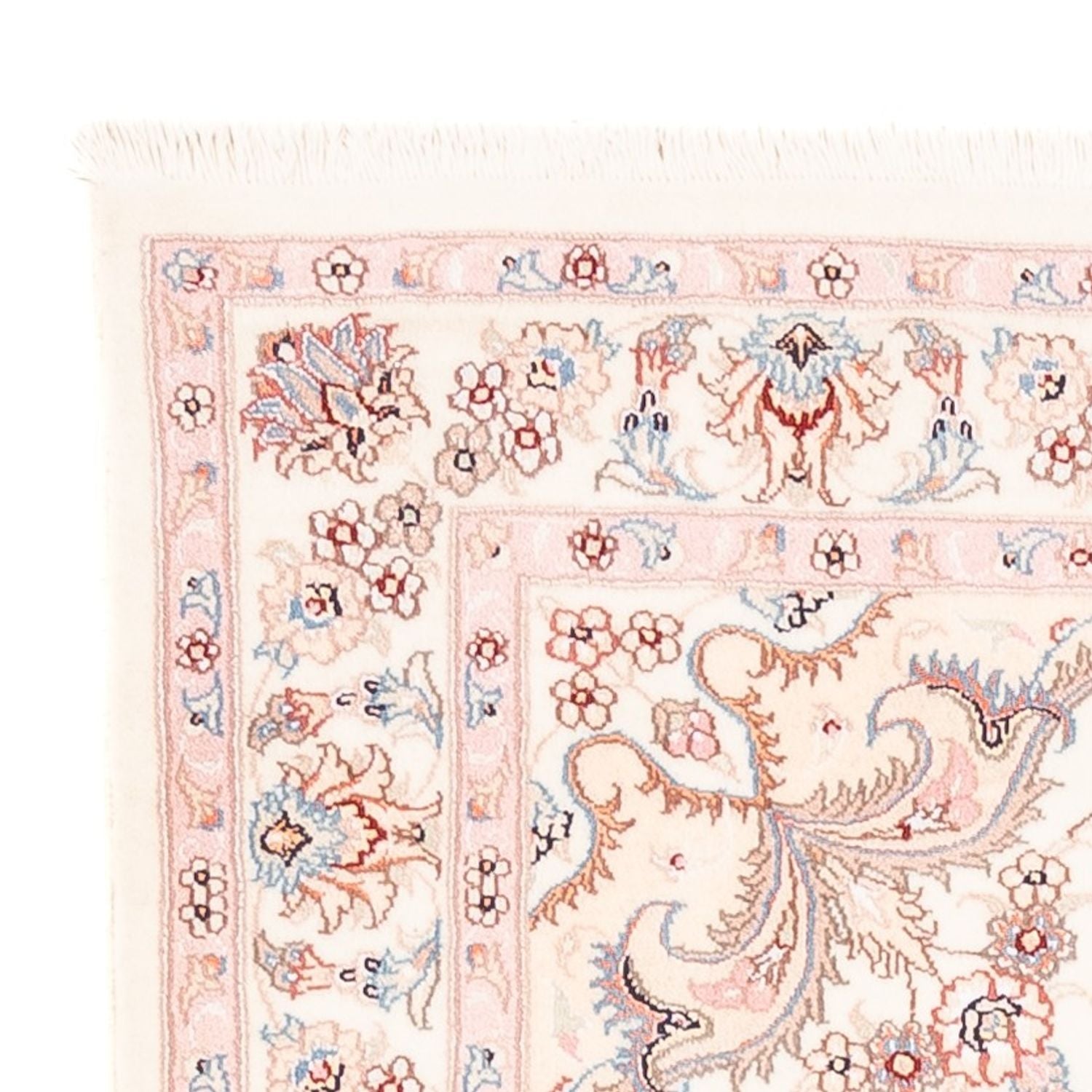 Persisk tæppe - Tabriz - 154 x 108 cm - creme