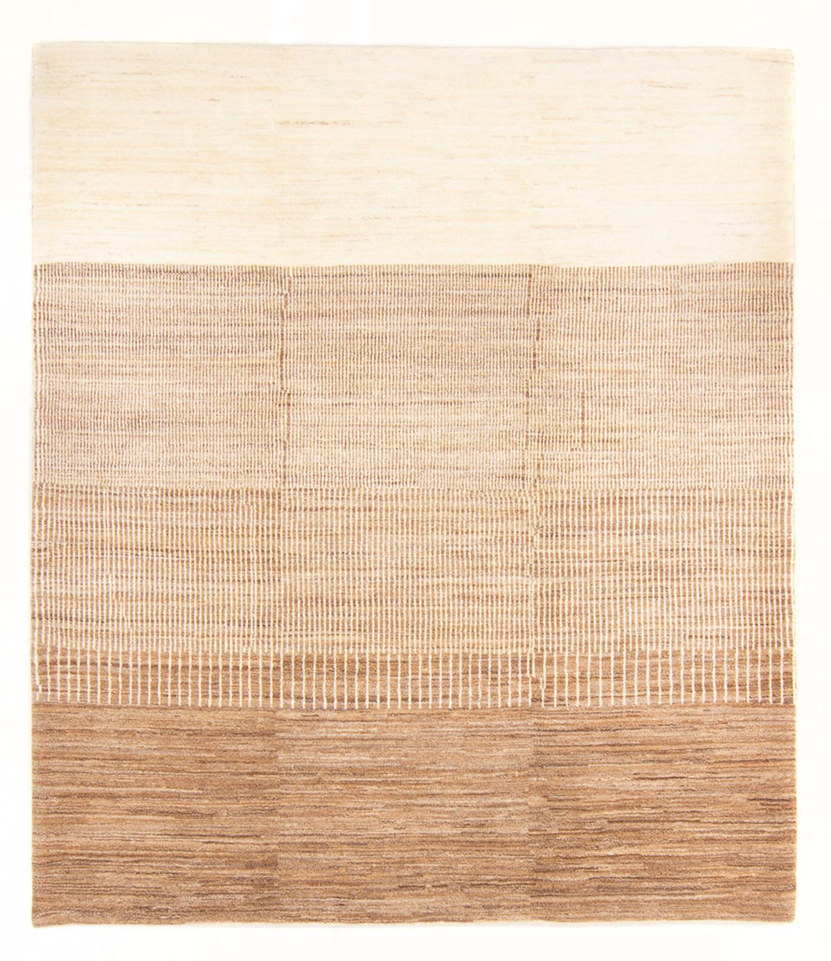 Gabbeh-tæppe - Persisk - 245 x 212 cm - creme