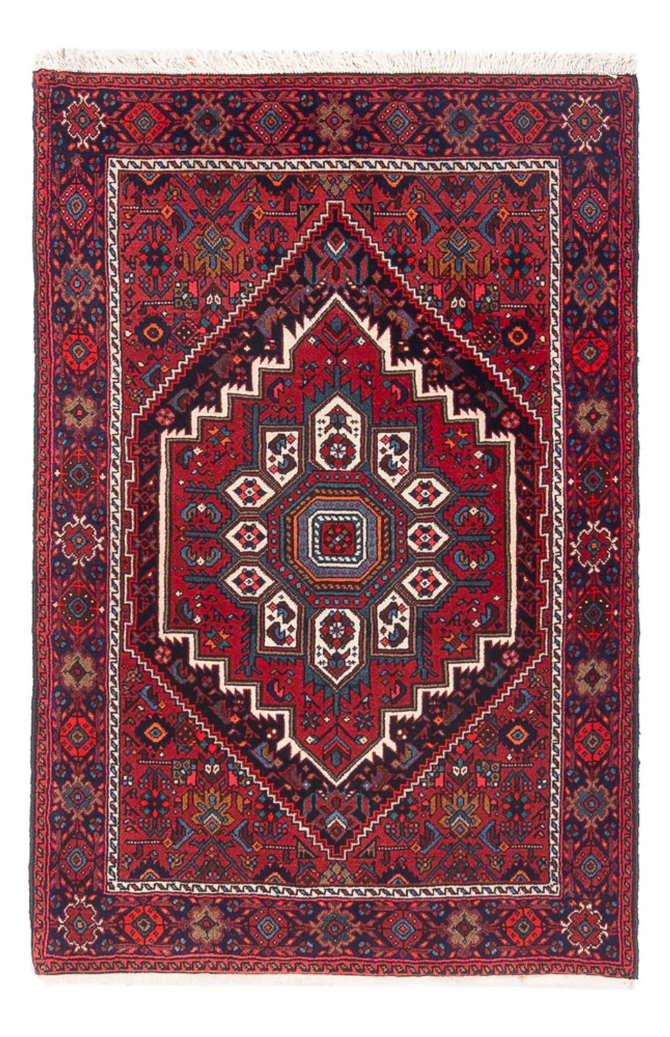 Persisk tæppe - Nomadisk - 109 x 72 cm - rød