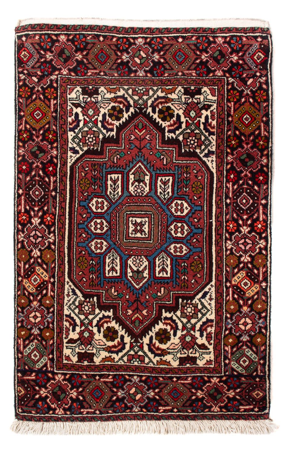 Persisk tæppe - Nomadisk - 77 x 50 cm - rød