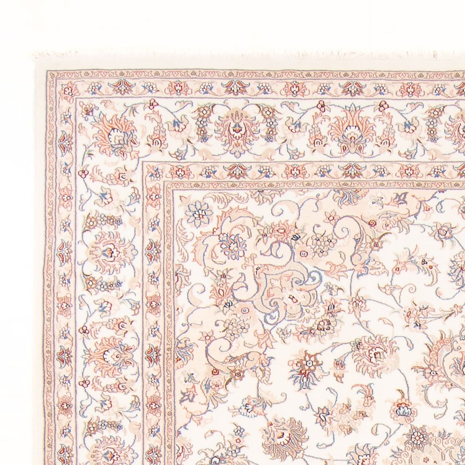 Persisk tæppe - Tabriz - Royal - 248 x 197 cm - creme