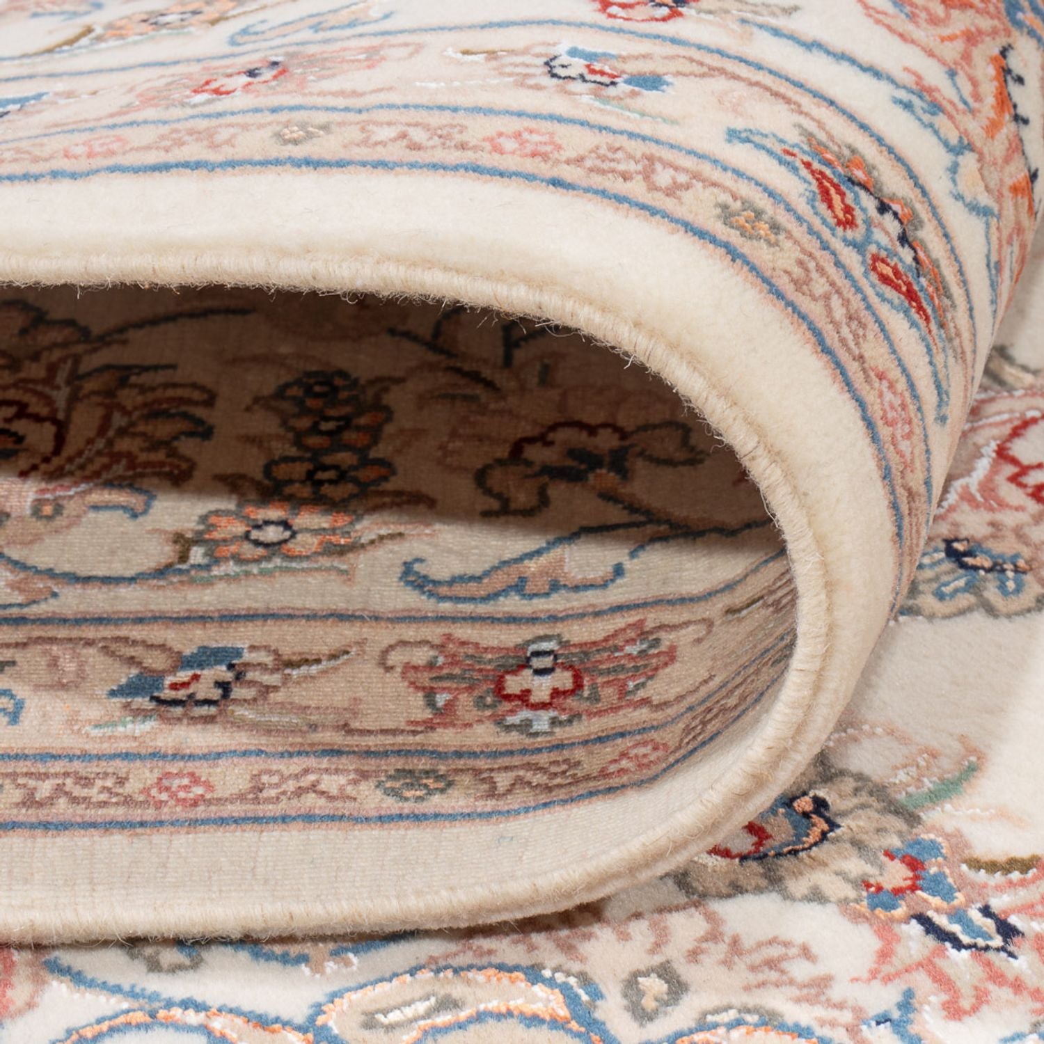 Persisk tæppe - Tabriz - Royal - 248 x 197 cm - creme