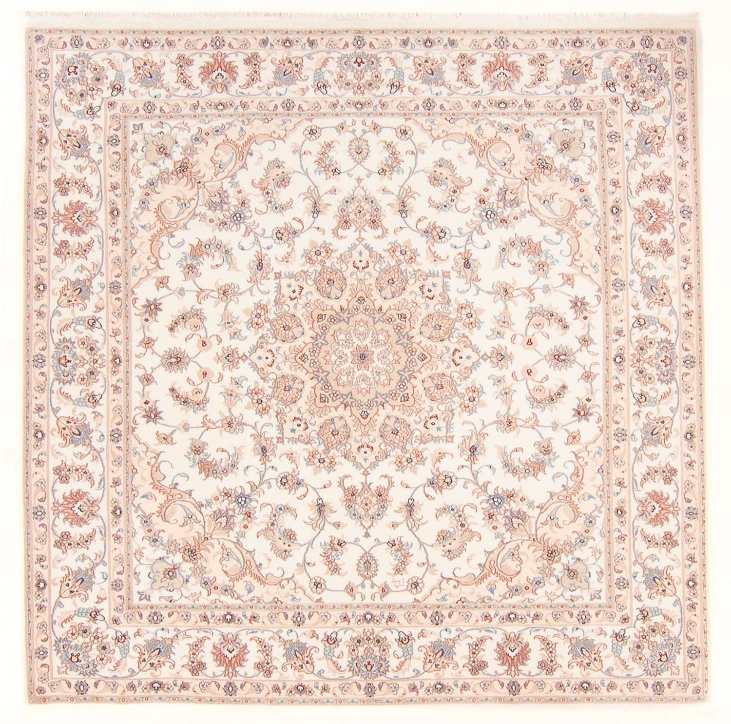 Persisk tæppe - Tabriz - Royal firkantet  - 205 x 200 cm - creme