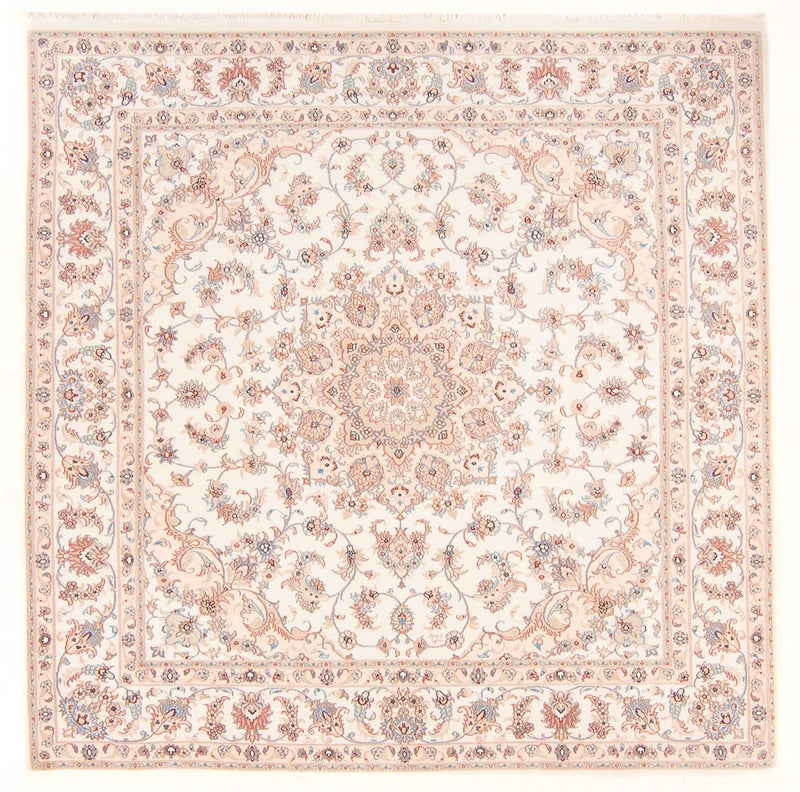 Persisk tæppe - Tabriz - Royal firkantet  - 205 x 200 cm - creme