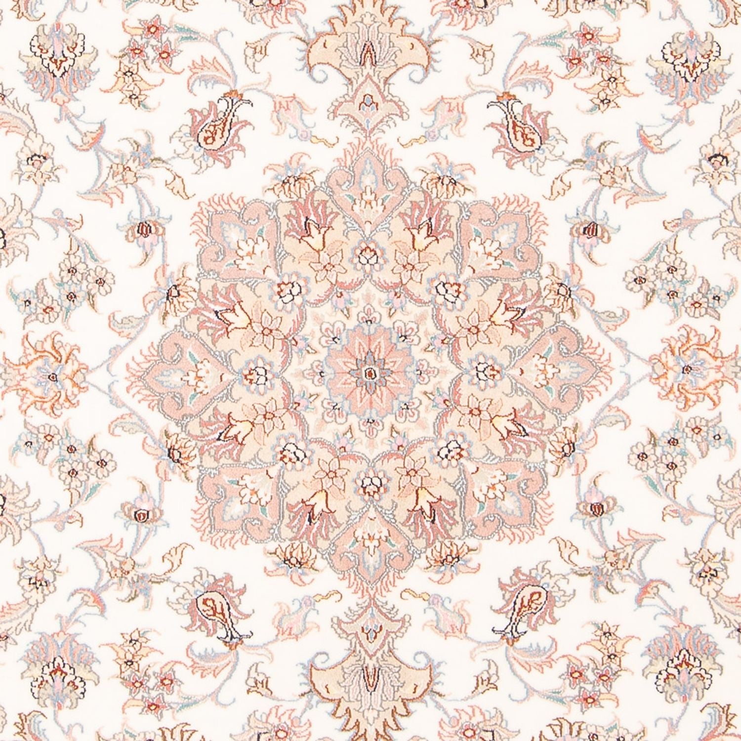 Persisk tæppe - Tabriz - Royal - 198 x 152 cm - creme
