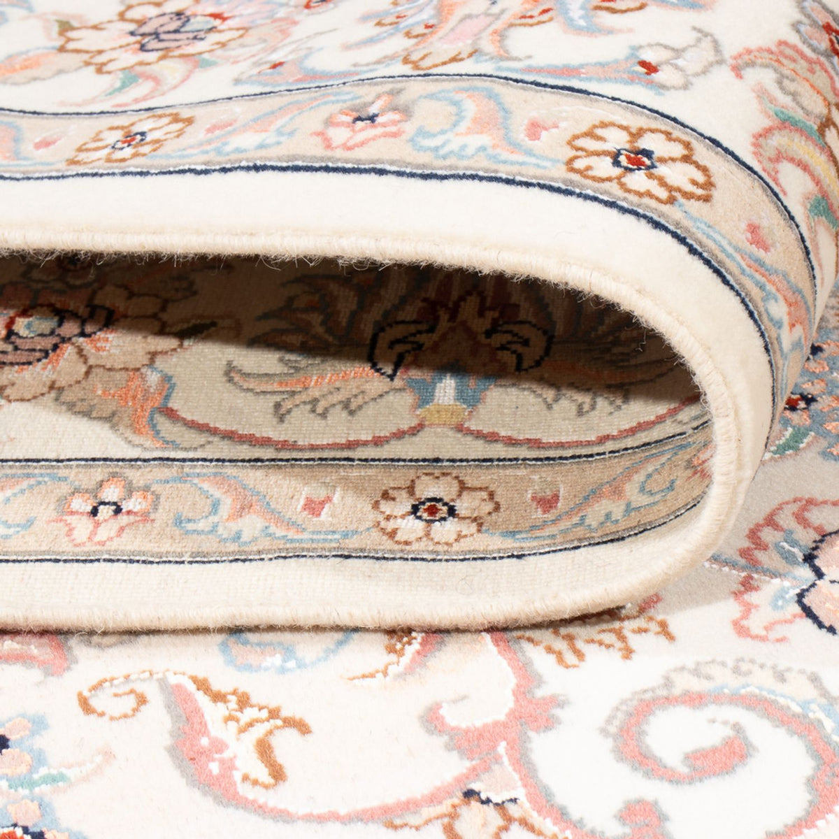 Persisk tæppe - Tabriz - Royal - 198 x 152 cm - creme