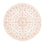 Persisk tæppe - Tabriz rundt  - 150 x 150 cm - creme