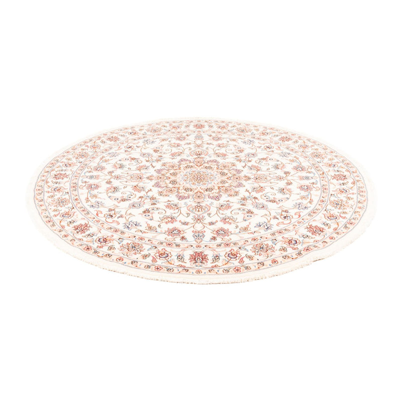 Persisk tæppe - Tabriz rundt  - 150 x 150 cm - creme
