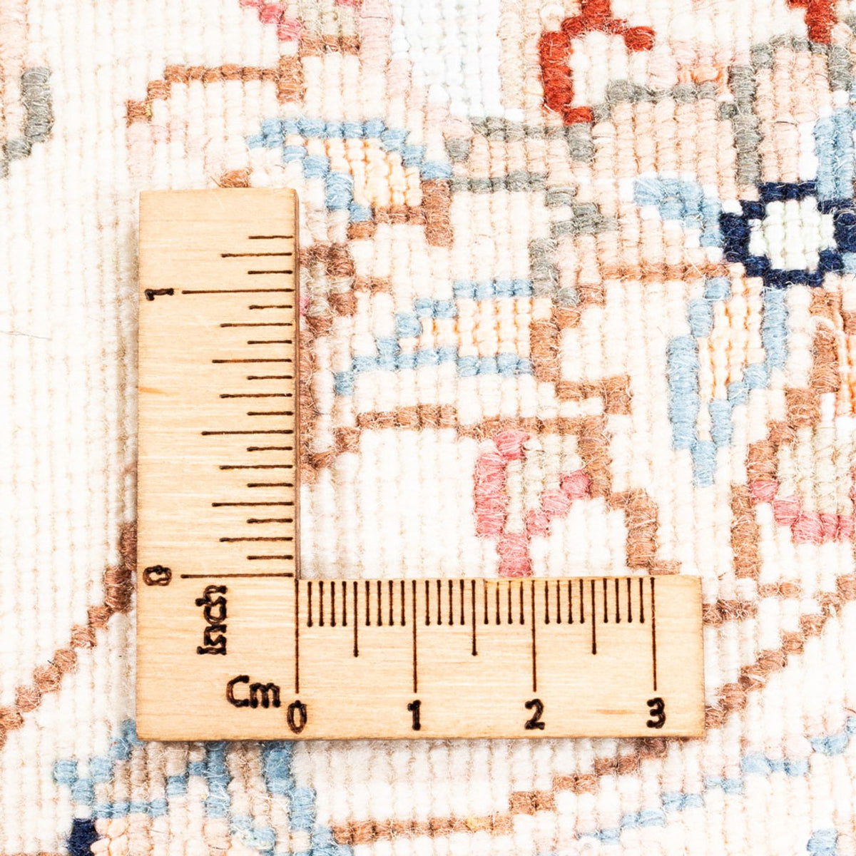 Persisk tæppe - Tabriz rundt  - 150 x 150 cm - creme