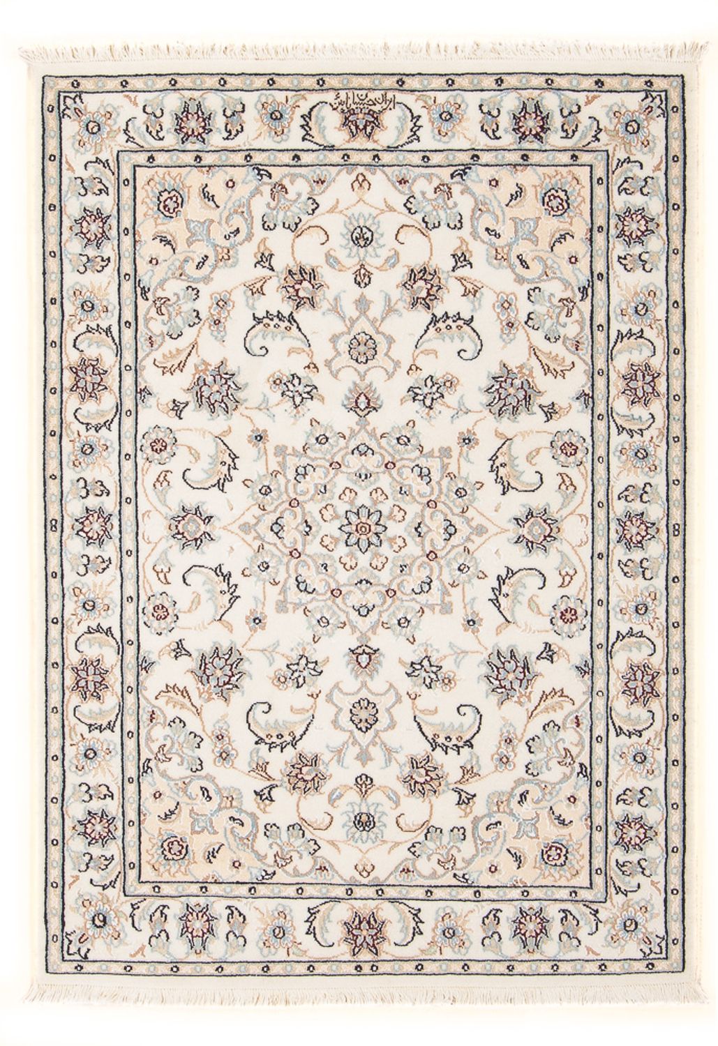 Persisk tæppe - Nain - Premium - 120 x 80 cm - creme