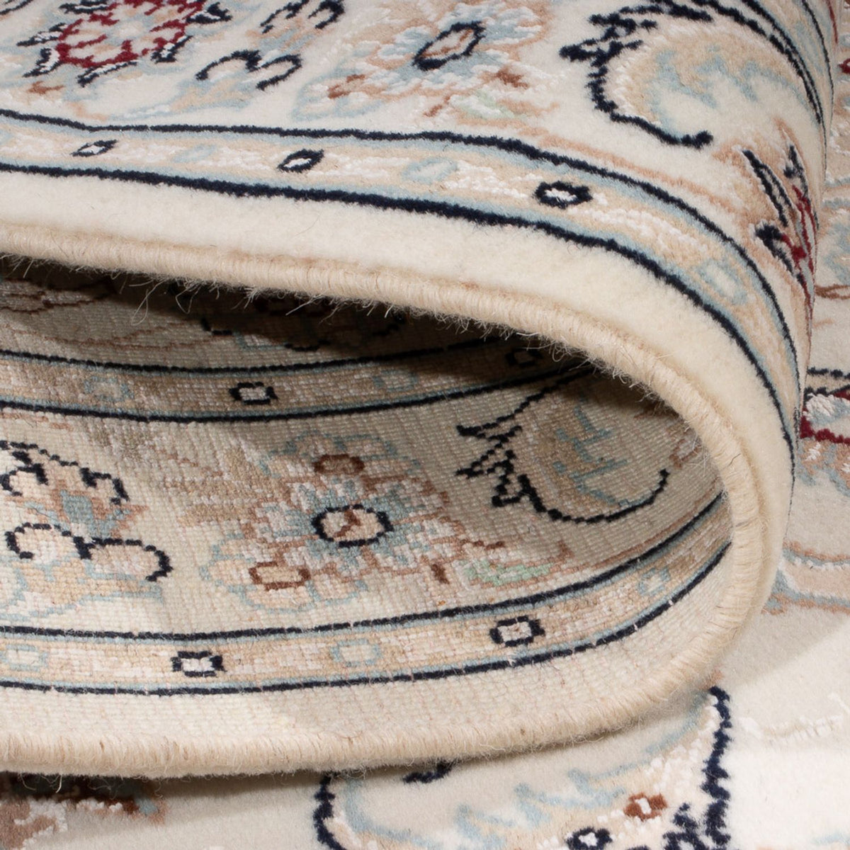 Persisk tæppe - Nain - Premium - 120 x 80 cm - creme