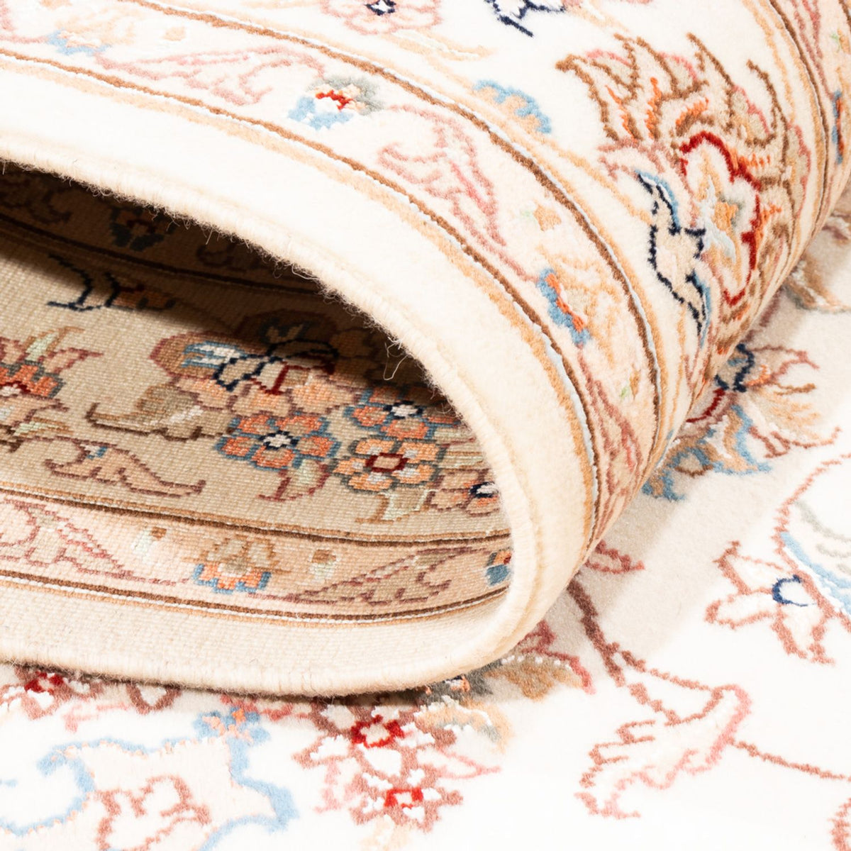 Persisk tæppe - Tabriz - 177 x 118 cm - creme