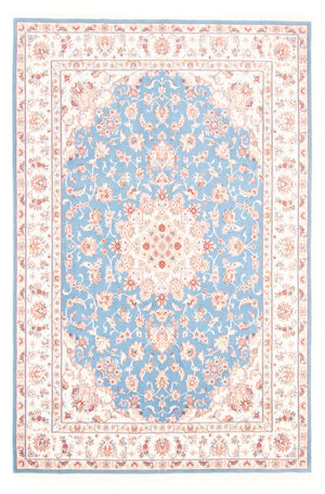 Persisk tæppe - Tabriz - Royal - 244 x 168 cm - lyseblå