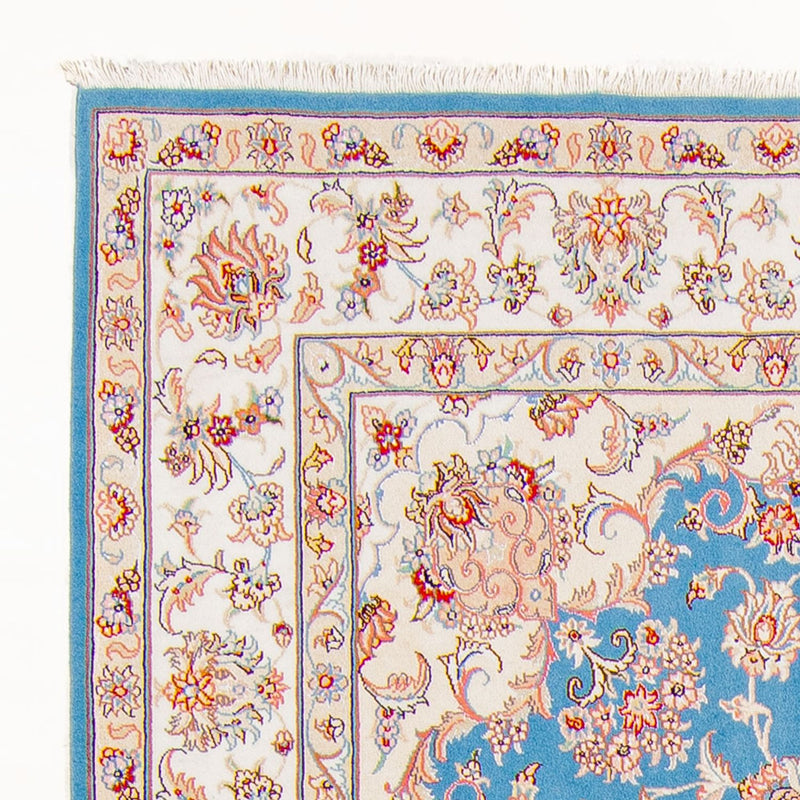 Persisk tæppe - Tabriz - Royal - 244 x 168 cm - lyseblå